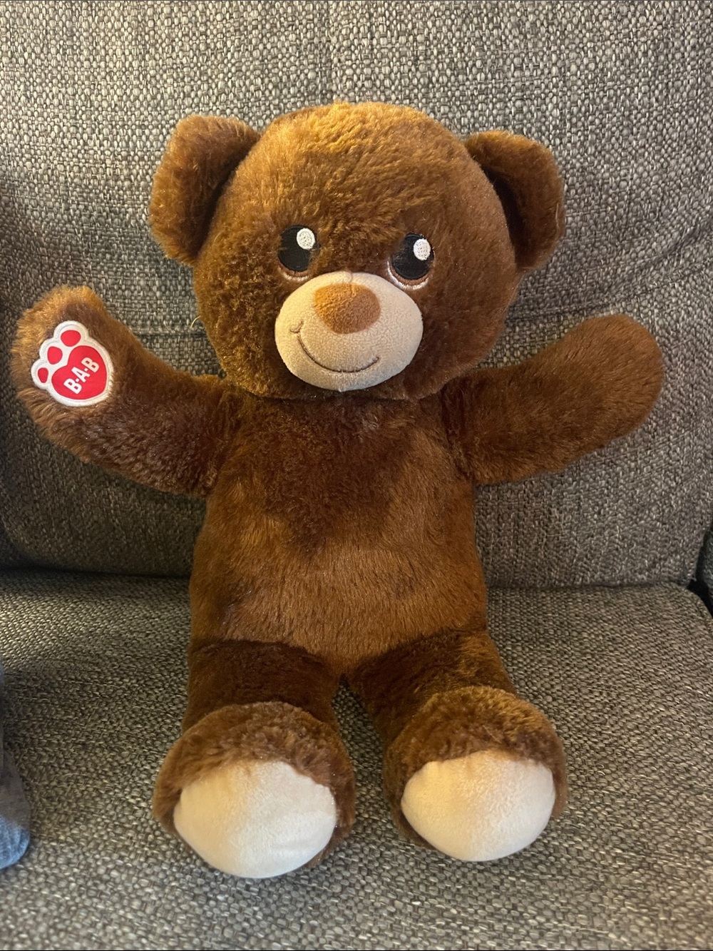 Build-A-Bear Brown and Cream Plush Teddy